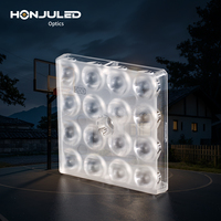 HONJU, fabricant de lentilles optiques LED pour PC en gros, lentilles personnalisées multi-éclairages IP65, angle de faisceau de 20 degrés pour LED 5050 en extérieur