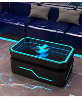 Table basse en verre lumineux LED moderne pour bars à domicile, discothèques, salons, supermarchés, gymnases, centres commerciaux, hôtels, entrées, fermes