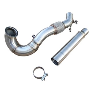 Tubo de Escape de <span class=keywords><strong>3.5</strong></span>" SS304 para VW Golf MK7 MK7.5 GTI Jetta Seat Leon Cupra 5F/RS 5E <span class=keywords><strong>TFSI</strong></span> Audi <span class=keywords><strong>A3</strong></span> 2013+ - Product Image 1