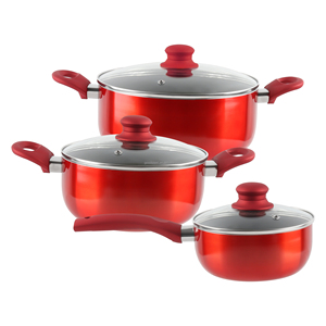 Juego <span class=keywords><strong>de</strong></span> Utensilios <span class=keywords><strong>de</strong></span> Cocina Antiadherentes <span class=keywords><strong>de</strong></span> <span class=keywords><strong>Titanio</strong></span> al por Mayor, Ollas y <span class=keywords><strong>Sartenes</strong></span> <span class=keywords><strong>de</strong></span> Aleación <span class=keywords><strong>de</strong></span> Aluminio <span class=keywords><strong>de</strong></span> Tacto Suave para Uso en la Cocina, Incluye Sartén y Olla para Sopa - Product Image 1