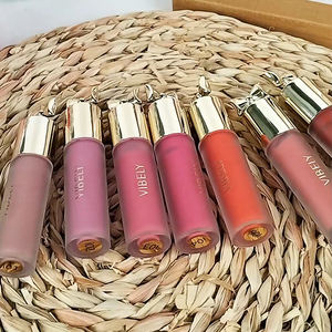 7 Warna <span class=keywords><strong>Beauty</strong></span> Blush Gold Cover Serbaguna untuk Bibir & Pipi Grosir Blush Cair Tahan Air untuk Wanita - Product Image 1
