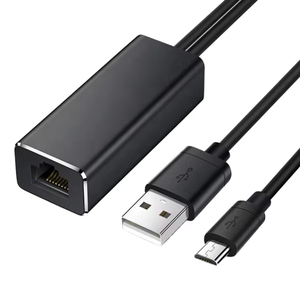 ชุดอะแดปเตอร์ไมโครยูเอสบีเป็นอีเธอร์เน็ต 10/100Mbps - อะแดปเตอร์การ์ดเครือข่ายแบบใช้สายภายนอกสำหรับทีวีสติ๊กและกูเกิล โครมแคสต์ มีสินค้าในสต็อก - Product Image 5