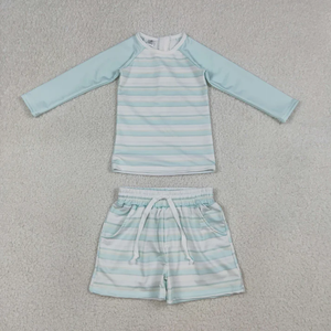 Chemises à manches longues pour bébés garçons, hauts avec poches, shorts, maillots de bain - Product Image 6