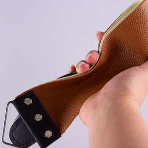 Tissu de rasage en cuir Yuanwuji 44cm x 6cm, outil de polissage manuel double face - Product Image 3