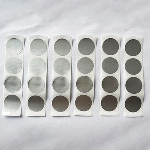 Étiquettes en film argenté à gratter, rondes de 25 mm, adhésif permanent, matériau PET, étiquette de code anti-contrefaçon - Product Image 3