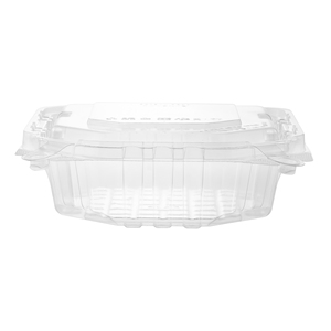 Envases con bisagras de plástico PET desechables reciclables de alta calidad 24oz para frutas y arándanos - Product Image 6