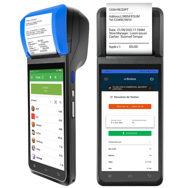 FYJ-F1 5.5''/5.99'' Handheld Pos Terminal 4G+32G Android Pos Device Cash Register All in One Pos Systems