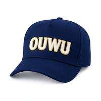 Casquette de baseball 5 panneaux brodée, ajustable, anti-UV, avec logo personnalisé, multicolore, fabrication OEM