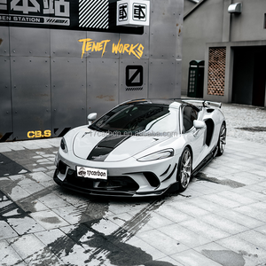 Hiệu suất tự động Phụ tùng xe Bumper khô sợi Carbon phía trước môi cho McLaren GT body Kit - Product Image 3