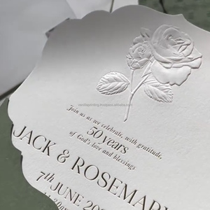 Tarjetas de Invitación con Relieve 3D Personalizadas, Impresión en Relieve de Gran Formato para Eventos Especiales - Product Image 5