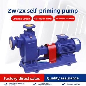 Pompe auto-amorçante ZW anti-colmatage pour eaux usées en fonte, résistante à la corrosion, antidéflagrante, à raccordement direct, à bride fendue - Product Image 2