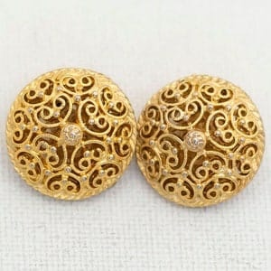 Pendientes de <span class=keywords><strong>Aro</strong></span> Gruesos de Acero Inoxidable de Alta Calidad <span class=keywords><strong>con</strong></span> Logotipo Personalizado, Chapados en Oro, Resistentes al Deslustre - Product Image 2