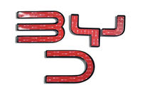 Emblème avant et arrière pour BYD Shark 6 Pickup Black Warrior, autocollant de logo de voiture, accessoires de style extérieur, pièces pour véhicules électriques