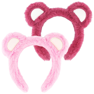 Diadema de Peluche con Orejas de Animales de Dibujos Animados, Suave y Lavable, con Orejas de Oso, Gato y Conejo, para Fiestas, Cosplay, Spa, Regalo - Product Image 1