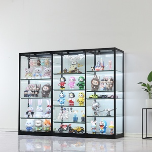 Vitrine d'exposition LED personnalisable, durable et écologique pour figurines d'anime et modèles, avec étagères en acrylique et en échelle - Product Image 3
