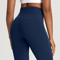 Pantalones de Yoga de Cintura Alta para Mujer, Pantalones de Fitness de 8 Pulgadas que Realzan la Figura y Adelgazan