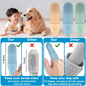 <span class=keywords><strong>Cepillo</strong></span> <span class=keywords><strong>de</strong></span> <span class=keywords><strong>Dientes</strong></span> para Mascotas Wellfine, <span class=keywords><strong>Cepillo</strong></span> <span class=keywords><strong>de</strong></span> <span class=keywords><strong>Dientes</strong></span> <span class=keywords><strong>de</strong></span> Silicona <span class=keywords><strong>de</strong></span> Grado Alimenticio para Perros y Gatos, Se Adapta a la Mayoría <span class=keywords><strong>de</strong></span> los Dedos - Product Image 6