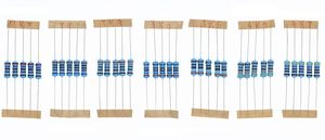 HUABAN 5 pièces 1W 1% résistances à film métallique 1K-<span class=keywords><strong>9K1</strong></span> modèle chinois JP-<span class=keywords><strong>Resistor</strong></span>-MF-1W-KIT-1K-<span class=keywords><strong>9K1</strong></span>-105PCS - Product Image 3