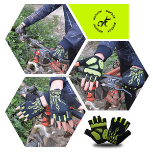 Guantes de Ciclismo de Medio Dedo Transpirables y Ligeros de Verano a Precio de Fábrica, Guantes de Carreras de Bicicleta de Montaña con Gel Antideslizante - Product Image 5