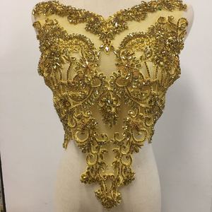 Fait à la main magnifique concepteur pleine longueur <span class=keywords><strong>corset</strong></span> strass appliques perlée robe blanche <span class=keywords><strong>haute</strong></span> <span class=keywords><strong>couture</strong></span> robe de mariée - Product Image 4