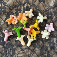 Manik-manik Puakenikeni Hawaii untuk Pembuatan Perhiasan Lei, Manik-manik Bunga Pakalana untuk Pembuatan Anting DIY, Manik-manik Kerang untuk Pembuatan Kalung