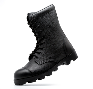 Botas Tácticas HBL0105-2 Personalizadas de Cuero Vacuno Genuino con Suela de Goma Panamá Jungle, Resistentes y Duraderas para Hombre - Product Image 1