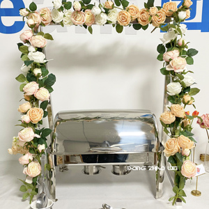 Giá đỡ hoa dùng trong đám cưới để trưng bày đồ dùng tiệc buffet, trung tâm bàn tiệc sang trọng mạ vàng, dụng cụ phục vụ nhà hàng - Product Image 2