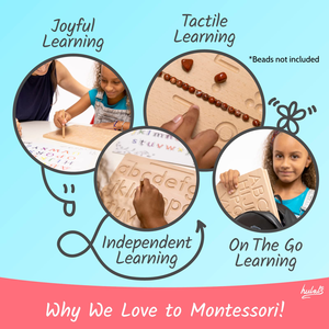 Outils de traçage des chiffres et des lettres en bois pour enfants de 3 à 5 ans, outils d'écriture de l'alphabet Montessori pour tout-petits - Product Image 3
