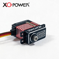 Servomoteur RC numérique XQ POWER 2007D2 20g 7KG, taille du bout des doigts, pour planeur et hélicoptère, avec plateau de direction sans noyau tout métal