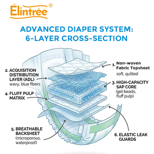 Premium Baby Diapers Cute <strong>Teddy</strong> <strong>Bear</strong> Design Ultra Soft Disposable Nappies for Newborn Babies OEM Manufacturer - Product Image 3