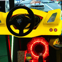 Machine de jeu de voitures de course à deux joueurs, Center de jeu d'arcade à pièces