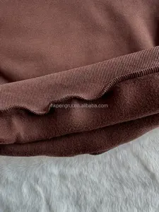 Sudadera con Capucha Unisex Vintage Lavada, Ajuste Holgado, Algodón Grueso, Tejido de Rizo, Bolsillo, Impresión DTG Personalizada, Bordado - Product Image 5