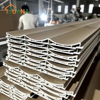 Panneaux muraux WPC imperméables de la marque JUANA, directement de l'usine, pour la décoration des murs et plafonds intérieurs, panneaux muraux WPC en PVC personnalisés