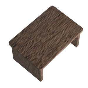 Repose-pieds en bois minimaliste couleur charbon, multifonctionnel, pour la maison et le bureau - Product Image 5