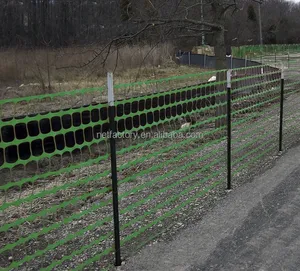İnşaat bariyeri uyarı çit örgü için turuncu güvenlik çiti çekme plastik örgü