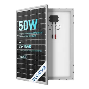 SunEvo顶级制造商光伏50W 250W 260W 190W 36电池太阳能电池板，价格优惠