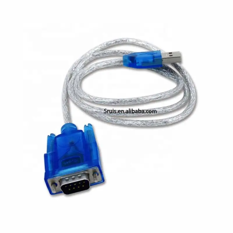 HL-340 USB to RS232 COM Port Serial PDA 9 pin DB9 Cable Adapter Support Windows7 64