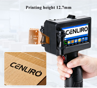 Imprimante jet d'encre 600 dpi 12,7 mm pour codes de lots, facile à utiliser, machine de codage portable, vente en gros usine