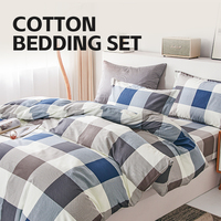 Parure de lit 4 pièces personnalisée en coton 100% pour fabricants, tailles King, Queen et Full – Vente en gros