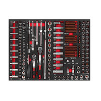 Ensemble d'outils professionnels de 117 pièces, durable, personnalisable, pour l'entretien ménager, outils à main en acier à usages variés, kits d'outils DMT38