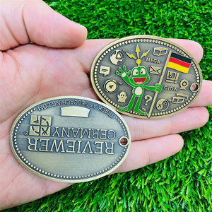 เหรียญที่ระลึกแบบกำหนดเอง ชุบทอง เงิน ทองเหลือง ทำจากโลหะผสมสังกะสี ปั๊มขึ้นรูป 3 มิติ เหรียญโลหะสะสมแบบกำหนดเอง - Product Image 6