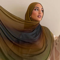 Hijab en modal Vela personnalisé, imprimé marbré abstrait double face, foulard musulman doux, collection de hijabs tendance, essentiel de la mode modeste