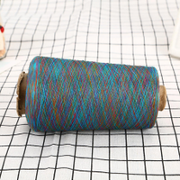 Fil à broder et à crocheter en coton mercerisé 100% filé à anneaux, teint en masse, 60 fils - Anti-bactérien, anti-boulochage, pour vêtements et accessoires
