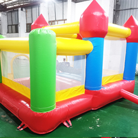 Château gonflable miniature de haute qualité en PVC personnalisé pour l'extérieur, avec logo personnalisé pour enfants