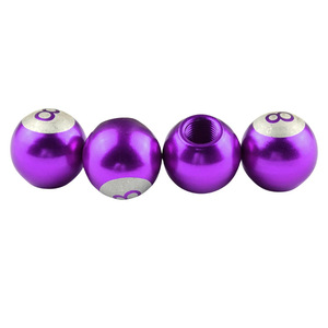 Aluminum Alloy Valve <b>Cap</b> Green 8 Ball Shape For Car Tire American Valve <b>Stem</b> - Product Image 3