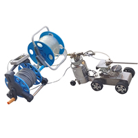 À la mode nouveau tuyau en acier contrôlé à distance mur interne pistolet Robot Pipeline pour peindre les cabines de pulvérisation en aluminium