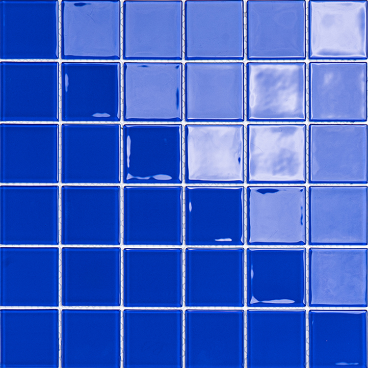 4807 mosaïque en verre bleu