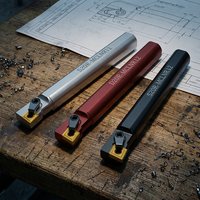 Porte-outil de tournage CNC KONT S20R-S40U-MCLNR OEM, barre d'alésage interne, angle de guidage de 95 degrés, type à serrage, nickelé, ressort 55HRC
