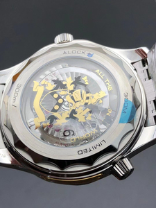 New High-<b>End</b> Luxury Mechanical Movement Stainless Steel Strap Watch Sapphire Crystal Dial Water Resistant 10 <b>Bar</b> Unisex 42mm - Product Image 5