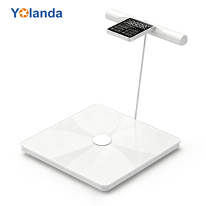 Balance intelligente numérique pour la composition corporelle, verre ITO, 8 électrodes, analyse de 50 paramètres BMI, balance corporelle - Product Image 3
